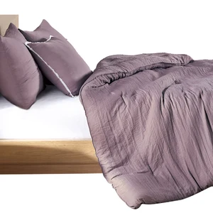 High Quality Luxury Bed Set Bedding Soft Like Prewashed Microfibre Shipping Solid Comforter Sets 4 Pcs