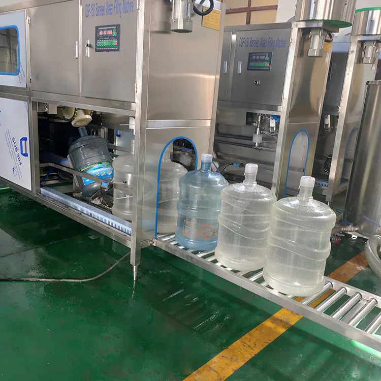 100 BPH Automatic 5 Gallon Barrel Mineral Drinking Water 20 Liter Bottle Filling Machine