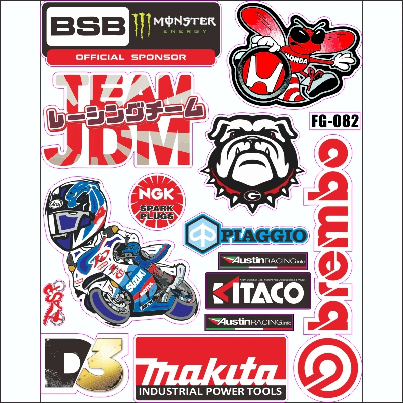 Светоотражающее украшение на заказ, наклейка на мотоцикл, велосипед, гоночный автомобиль