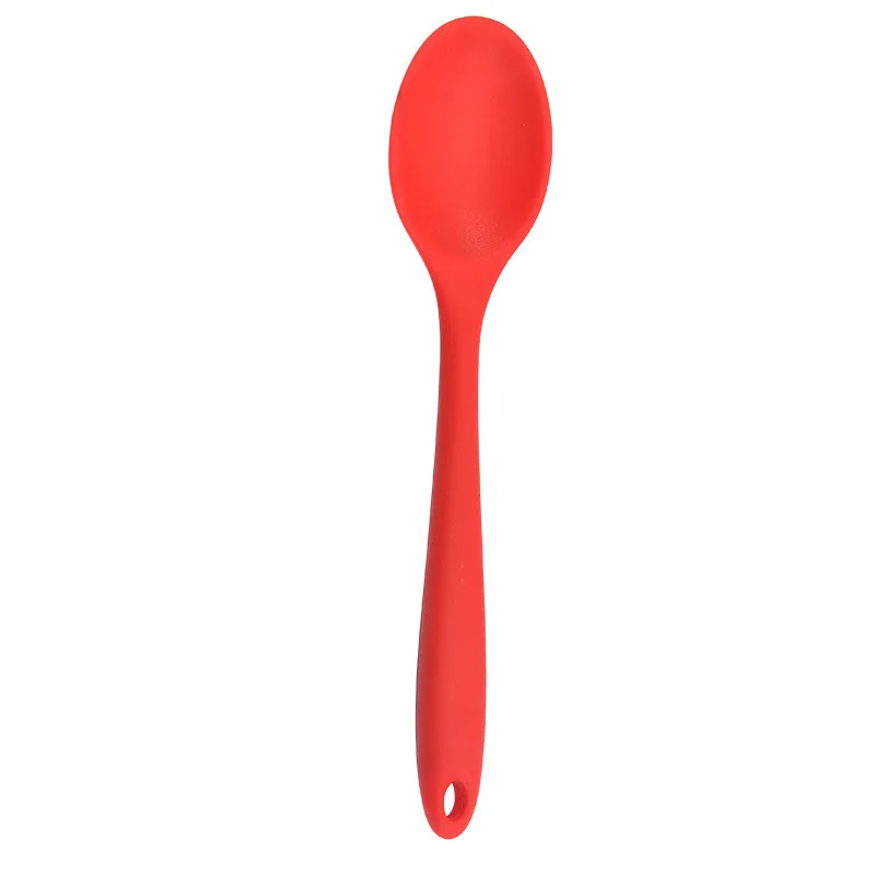 Jinyi Multicolored Silicone Spoons Nonstick Kitchen Spoon Silicone