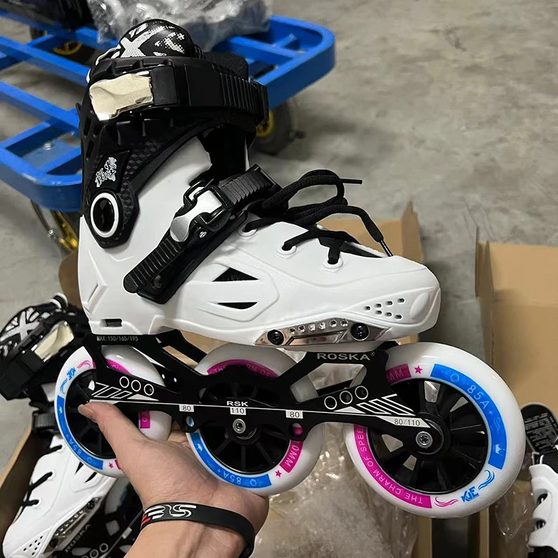 Freedom slalom speed shoes inline skates roller skate shoes 110mm 100mm 90mm