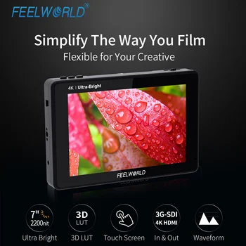 FEELWORLD LUT7 On-Camera Monitor 7" 1920X1200 IPS | VectorScope/Histogram Support - OEM Manufacturer for Bulk Customization detail image