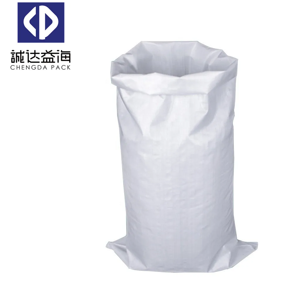 recycled rice bag  pp woven sack bag manufacturer 25kg 50kg custom virgin pp woven flour packaging bags with PE lining
