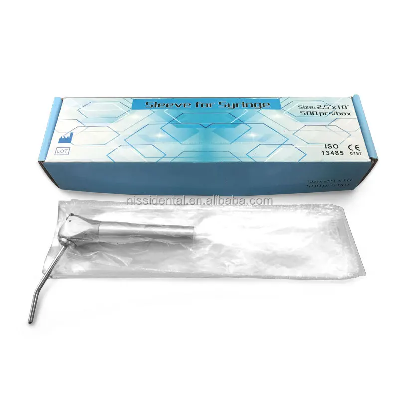 Disposable Dental Instruments Dental Air Water Syringe Plastic Sleeves