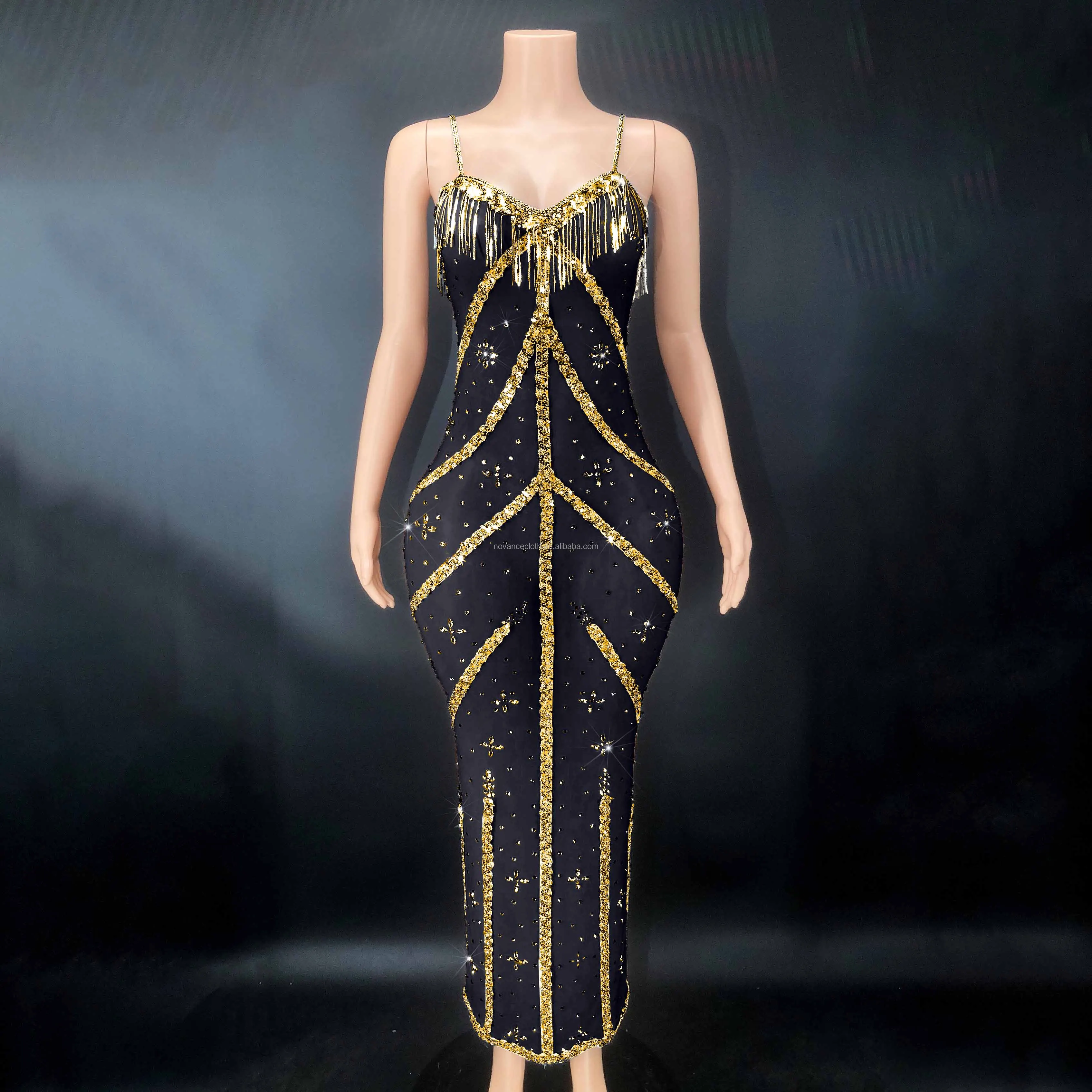 Novacne Best Selling Product Shiny Diamond Sequin Evening Dress Ceremony Maxi Dress Ladies Elegent Vestidos De Fiesta Novacne Best Selling Product Shiny Diamond Sequin Evening Dress Ceremony Maxi Dress Ladies Elegent Vestidos De Fiesta