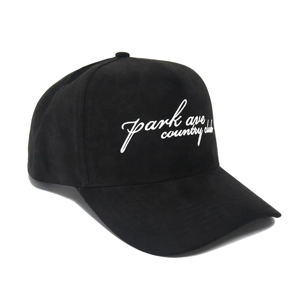 Low Minimum Order Custom Brand High Quality Customized Black Suede