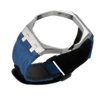 silver case+blue band-3 O'clock