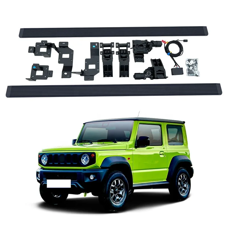 Noble4x4 Buitenaccessoires Aluminium Elektrische Instapstap Elektrische Treeplank voor Isuzu JIMNY 2019 2023