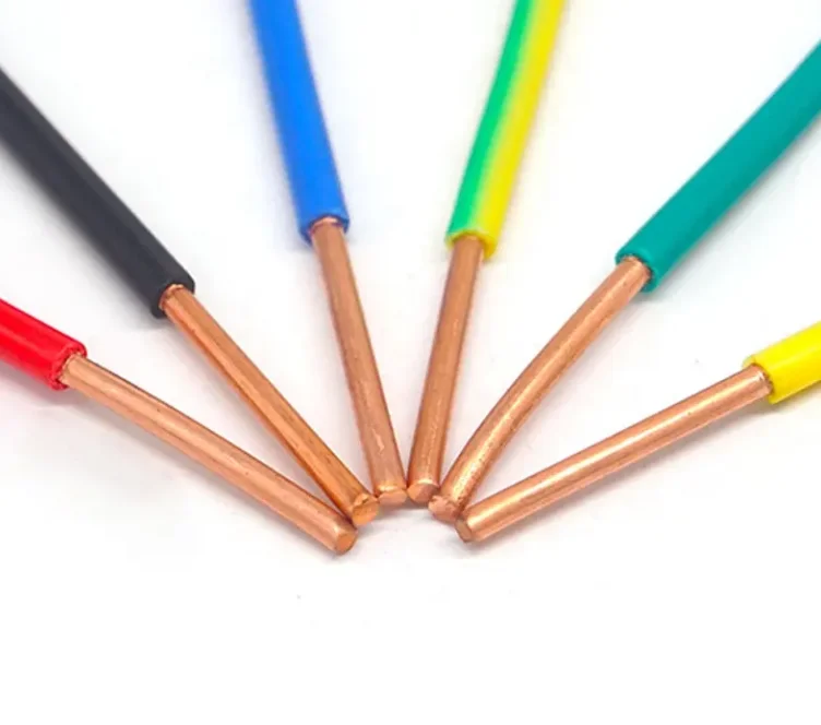 BV/H07V-U Single core copper wire, hard core, used for house decoration, 1.5, 2.5, 4, 6, 10 mm2 hot selling single core