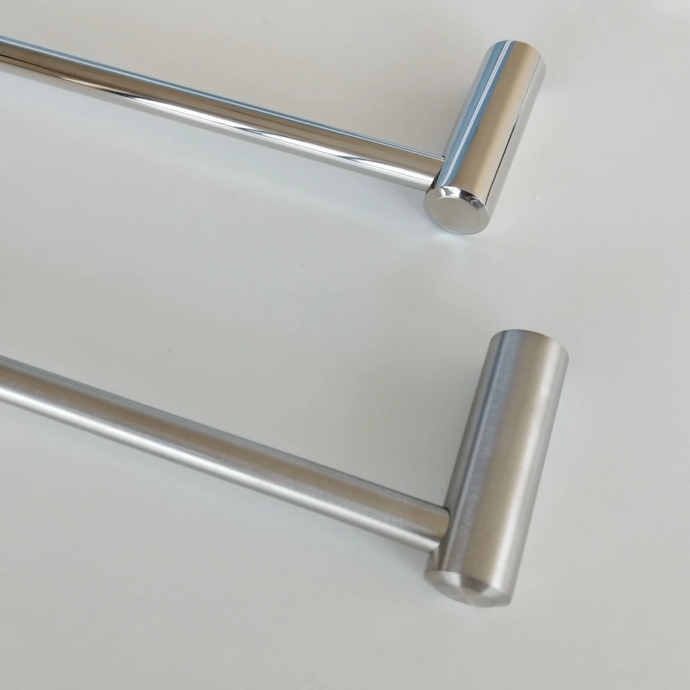 Sus304 Stainless Steel Towel Rod Rustproof Hotel Towel Rack Over Toilet