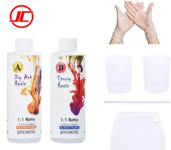 アートクラフト木工用エポキシ樹脂ガロンバブルレジンアートキットなし