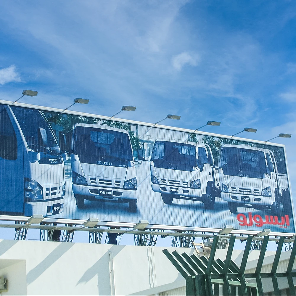 Outdoor Aluminum Prisma Structure Advertising Tri-vision Billboard