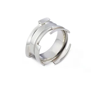 Custom CNC Machining Services Coffee Powder Receiving Ring Anti-powder Dispenser Coffee Machine Accessories