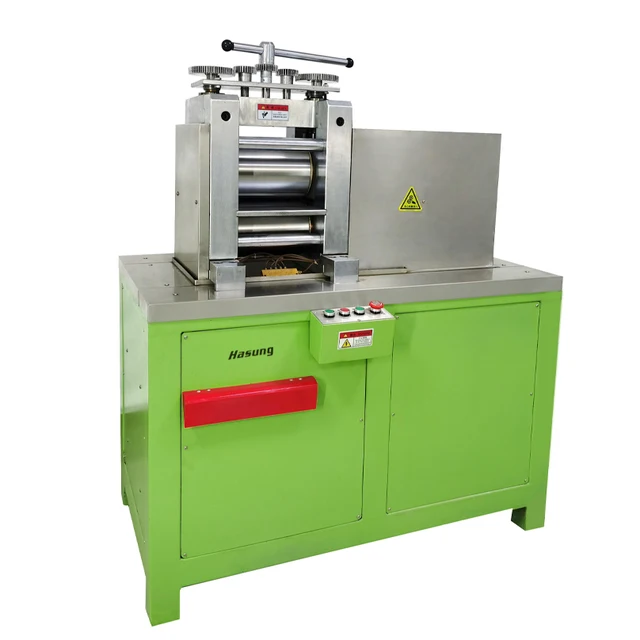 15HP Electric Sheet Rolling Mill With Digital Calibrator 0.1-20mm Gold Silver Sheet Rolling Mill Jewelry Electric