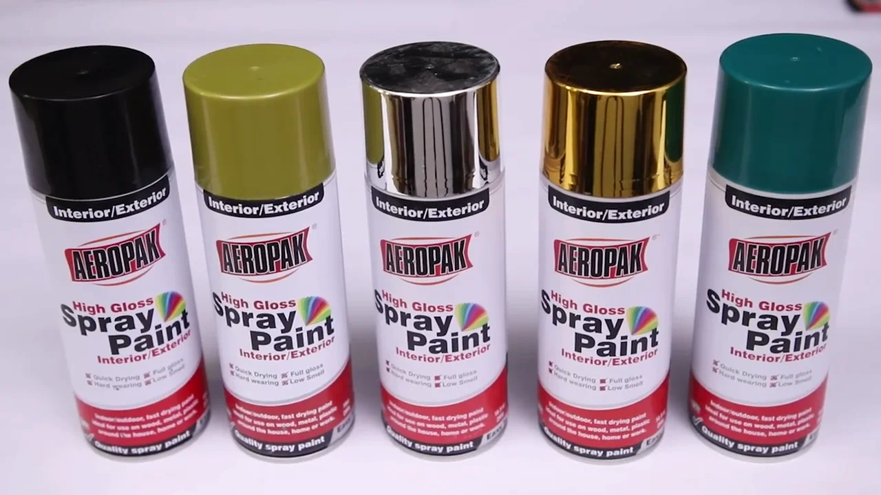 Aeropak 400ml Aerosol Spray Paint Buy Msds Aerosol Spray Paint,Car Mirror Gold Chrome Effect