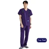 Top corto y pantalón violeta cobalto para hombre