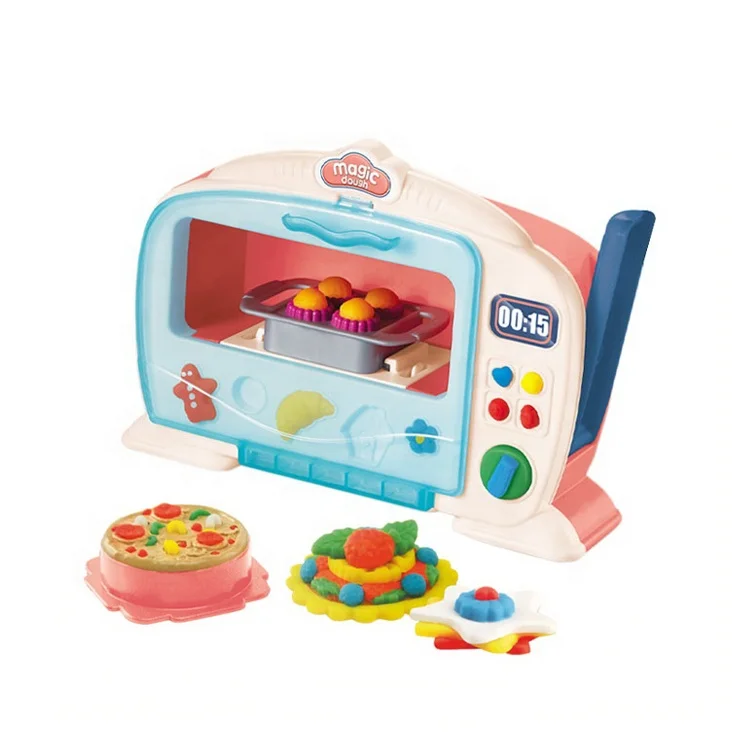 Plasticine Modeling Clay Crafts DIY Kids Microwave Toy Playdough Set