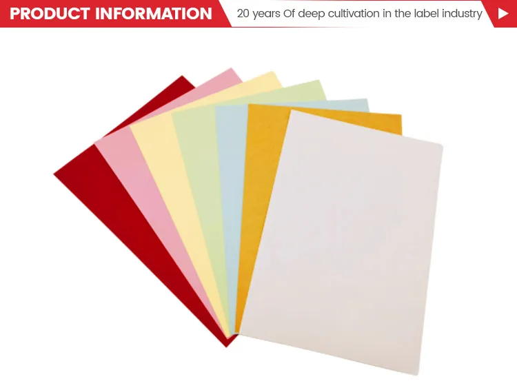 Custom Sticker Colorful Label Stickers - Mixed Color A4