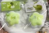 BZ007 Colgante de pellizco de pentagrama de manzana verde barro 1 pieza