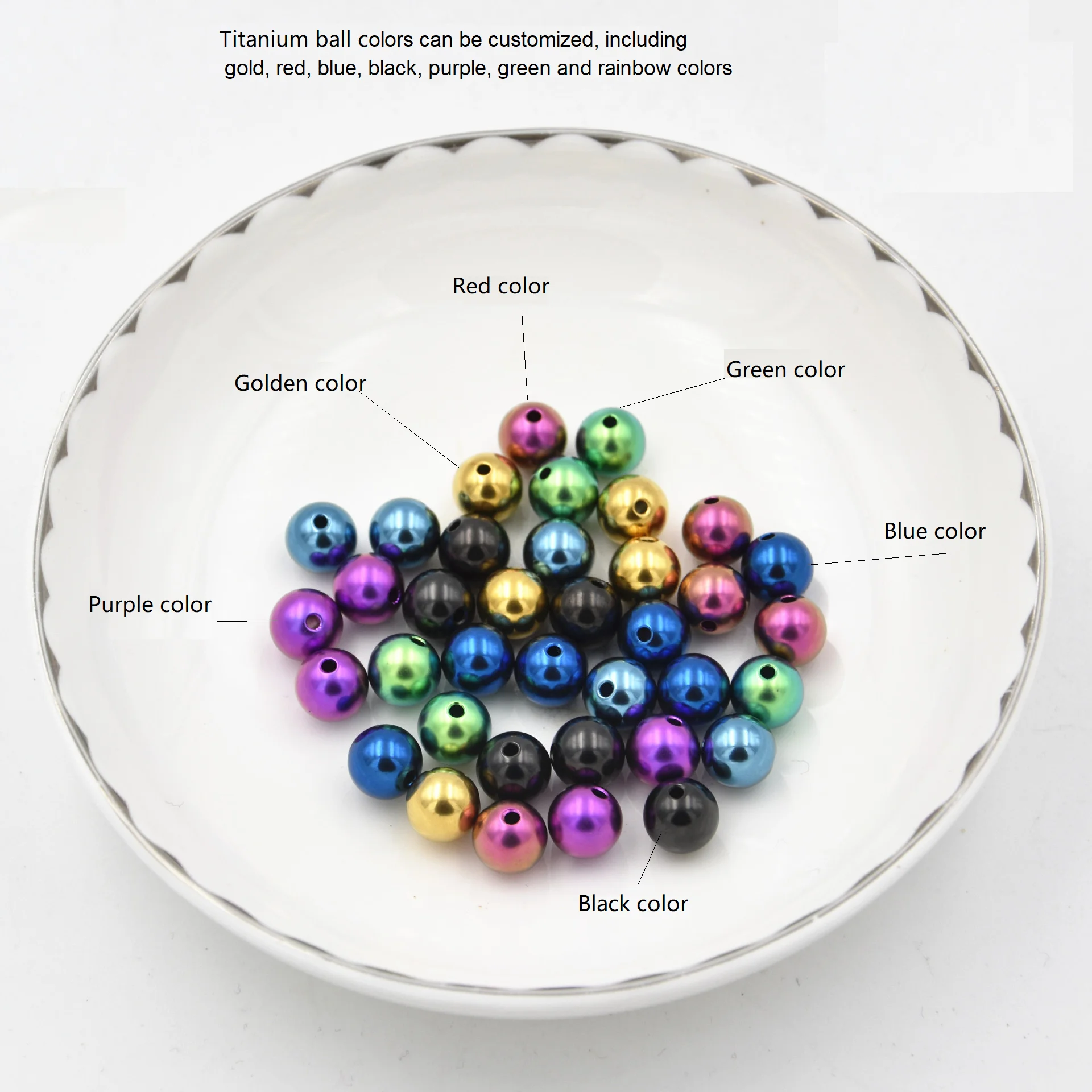 titanium ball colour