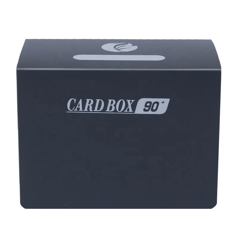 Customized Guangdong PP Plastic Card Holder Board Game Storage Trading Deck Box with Gift Printed Sticker Accepts Custom Cards