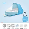 Sky blue + sunshade + pillow + cooling mat + water