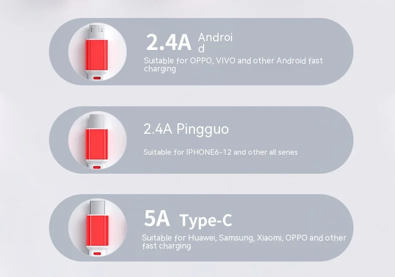 three-in-one mobile phone USB charging 3C Electronic Consumer Products Manufacture