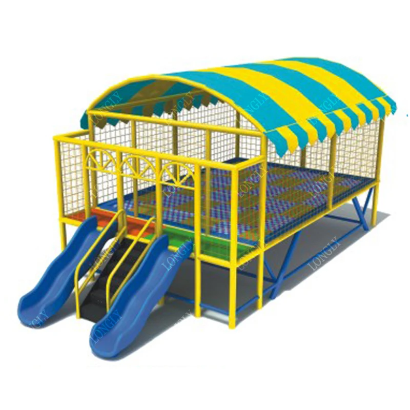 Customizable Rectangular Trampoline Park Indoor
