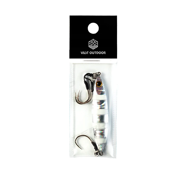 Esche Glitter Per Mare 10 Piume Artificiali Per Pesca Al Mare - Esche Brillanti Argento Per Sgombri E Pesci Predatori Endless Ocean Switch - 7