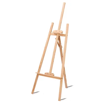 Adjustable Height Wooden Artist Studio Easel for Canvas Art Painting Logo Display Stand Art Supply