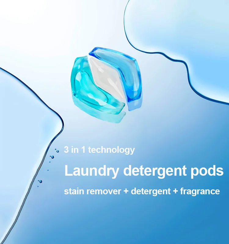 25g Laundry Detergent Pods Wash Clothes Washing Liquid 3 In 1 Cleaning