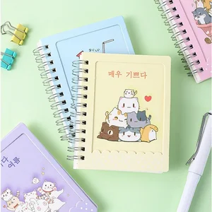 Custom Printing Portable Cute Spiral Cartoon Memo Book Small NotePad