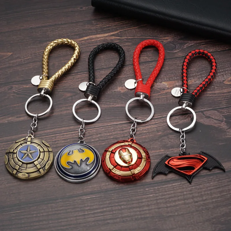 Spiderman/Deadpool/Pikachu/Baymax/Spongebob/Pokeball Helmet Keychain Key Ring 