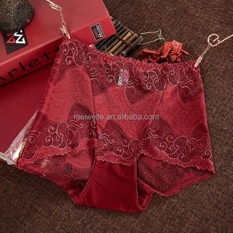 Women Sexy Lady Breathable High Waist Seamless Underwear With Hollow