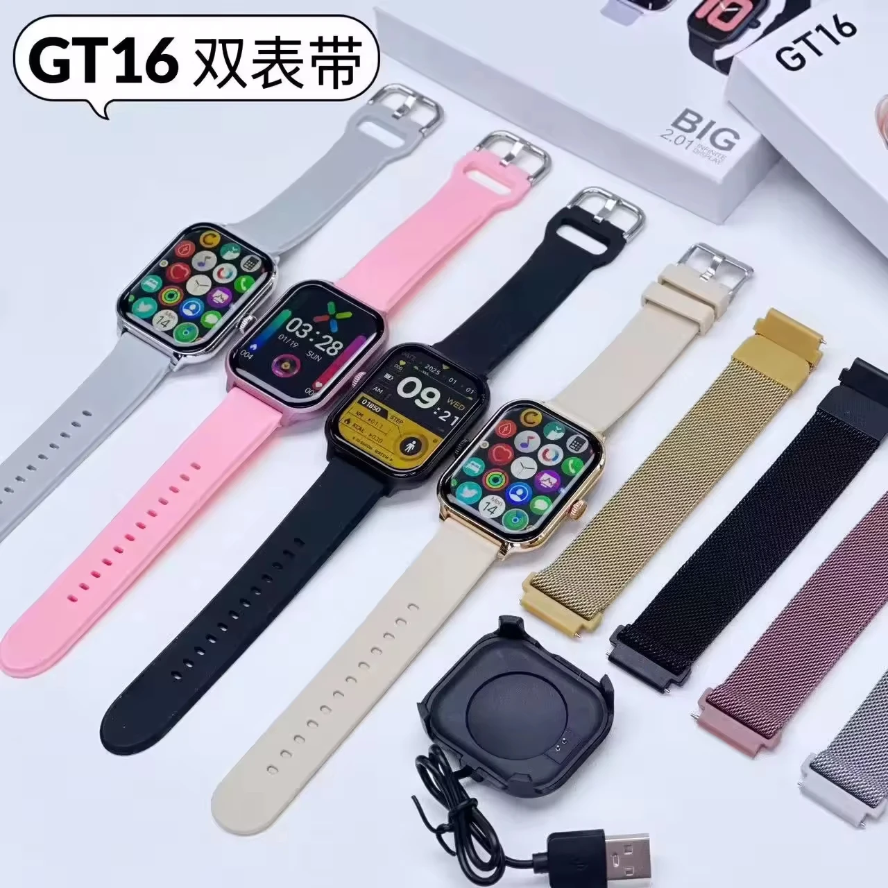 Stainless Steel Harga Smartwatch Apple Series Stainless Blue Strap
