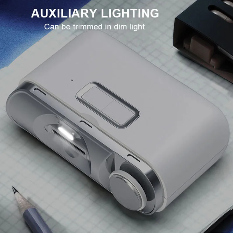 Hot Selling Electric Finger Nail Clipper USB Rechargeable Safety Fingernail Trimmer Grinder Machine Cutter with Nail File