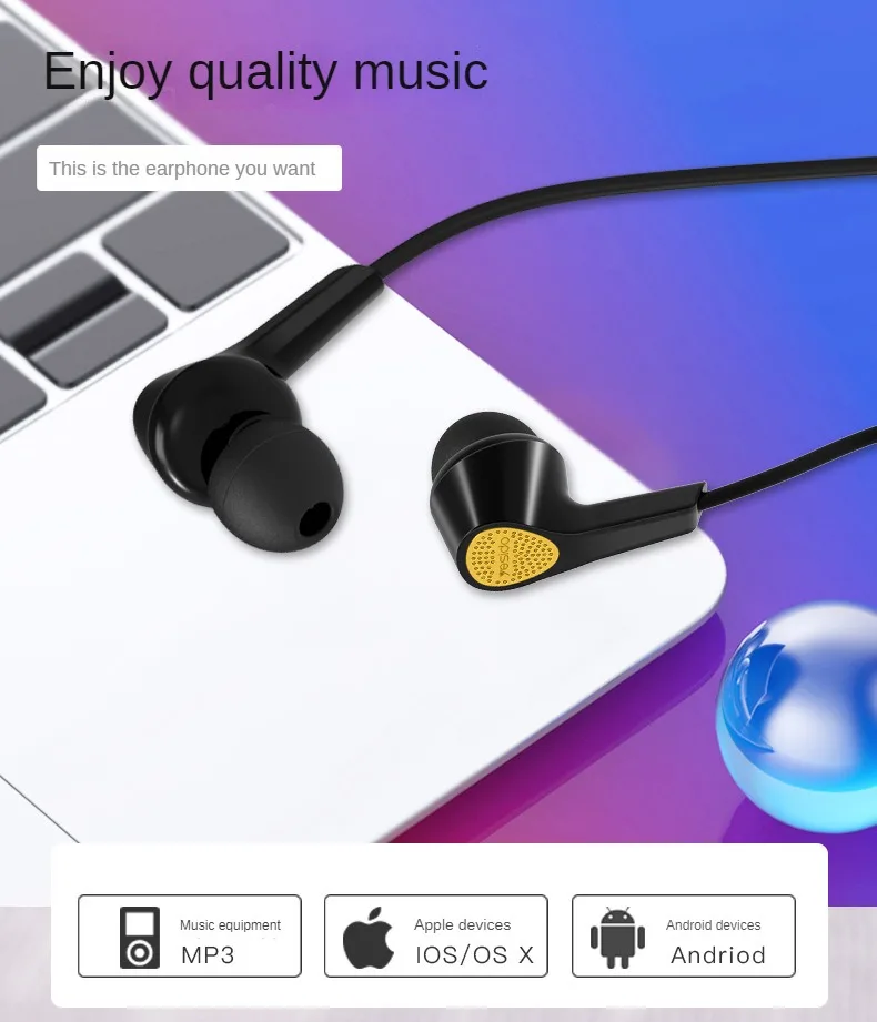 Оптовая цена наушники-вкладыши наушники мини гарнитура Handsfree проводные с микрофоном YH25C разъем 3 5 мм стереогарнитура тяжелыми басами