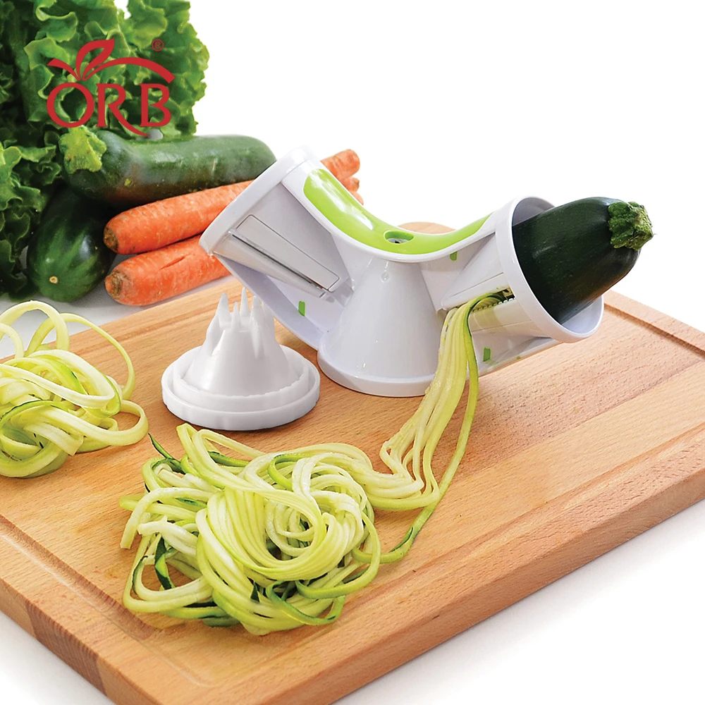 Vegetable Spiralizer with 5 Stainless Steel Blades Best Veggie Spiral Slicer Curly Fry Chopper Cutter Pasta Spaghetti Maker - 15