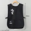 Chaleco impermeable estilo foodie negro taslon