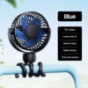 black with blue blades