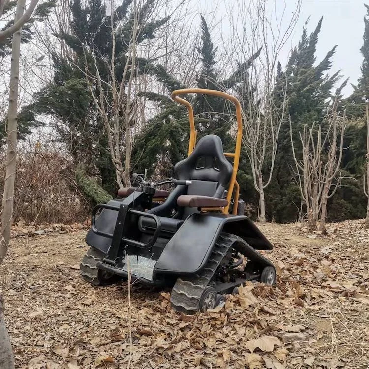 off Road Rubber Tracked Wheelchair with Remote Control Motor Power Atv Utv Rubber Crawler Triangle System