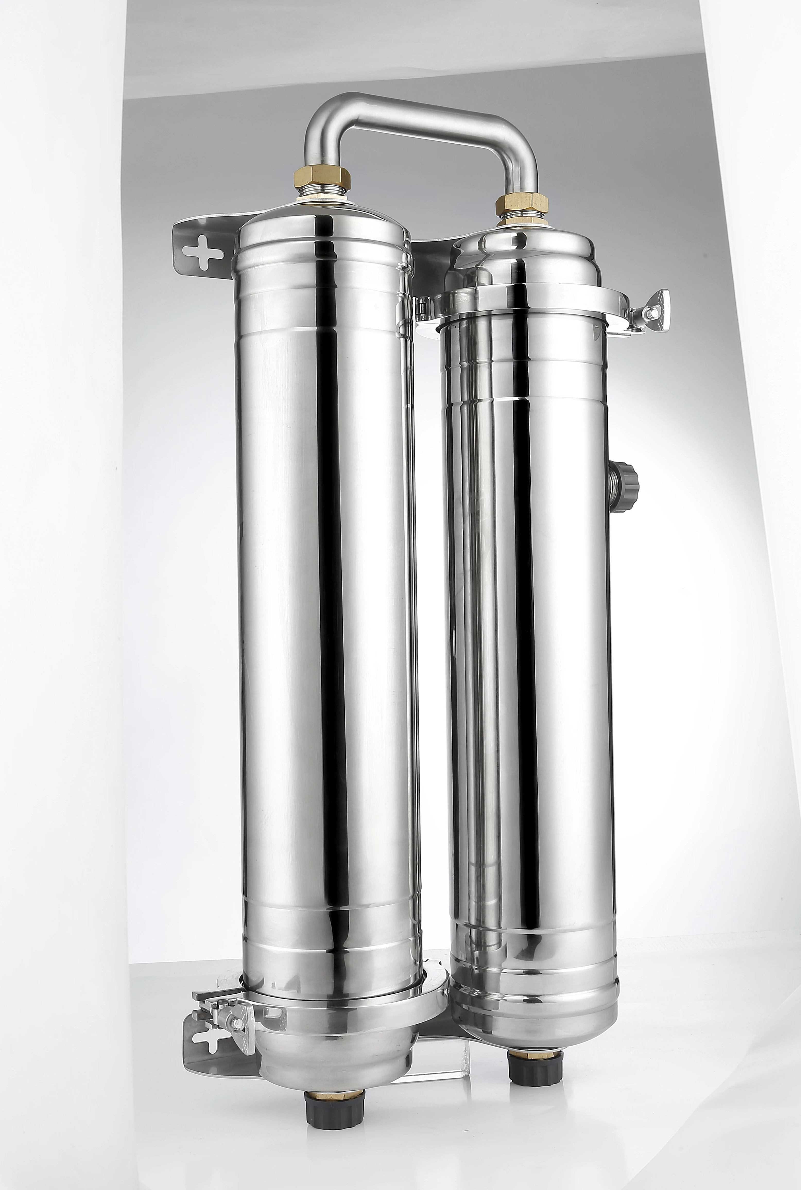 Myteck 3000LPH Large Flow Stainless Steel Home Water Purifier Filters System With UF Carbon Filter for Whole House