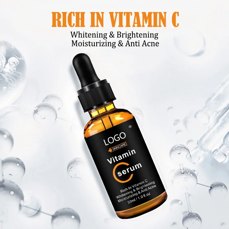 Vitamin C Serum Removing Dark Spots Ageless Skin Care Whitening Face Anti-aging Serum Liquid Female Natural Organic Skin Care