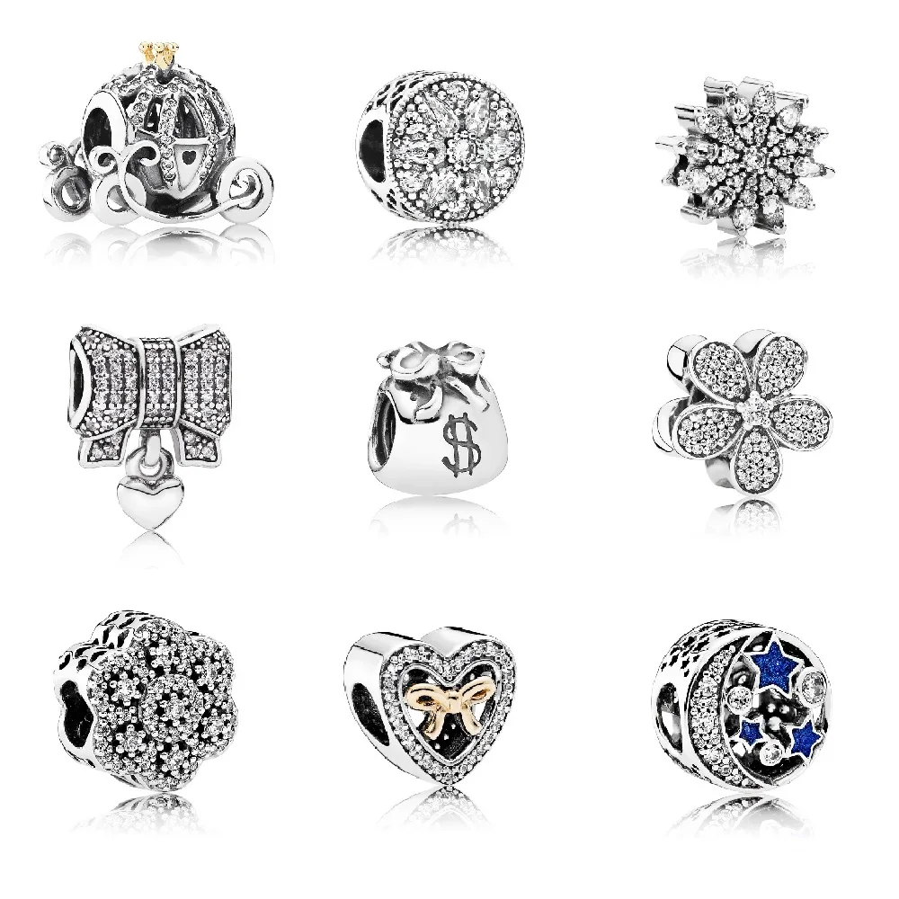 wholesale Pendants Clip Charms 925 Sterling Silver Beads