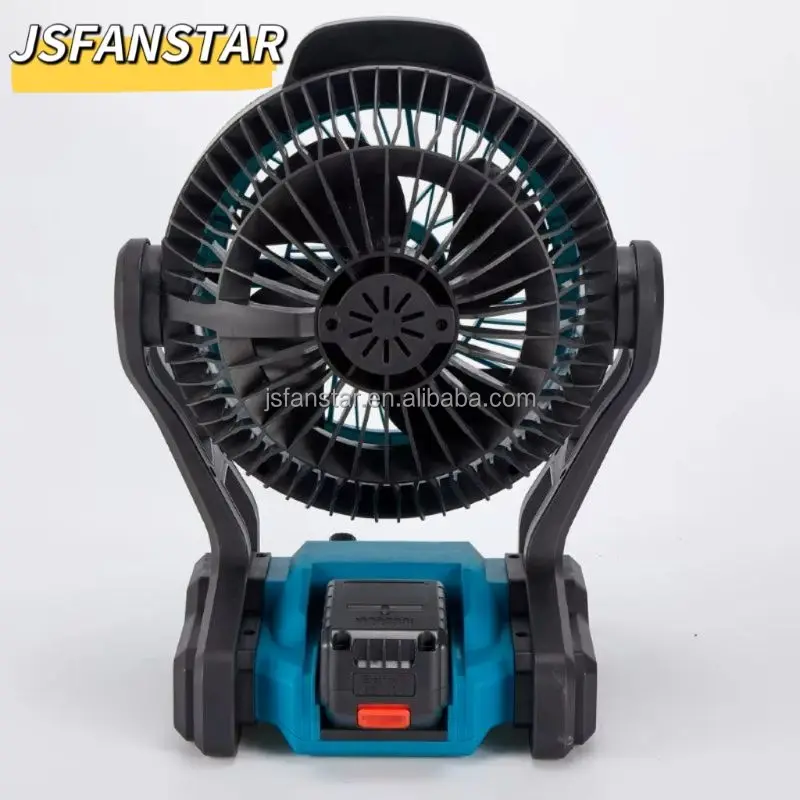 Industrial 12-Inch Small Rechargeable Lithium Battery Portable Electric Fan for Outdoor Camping Lighting Cross-Border Household