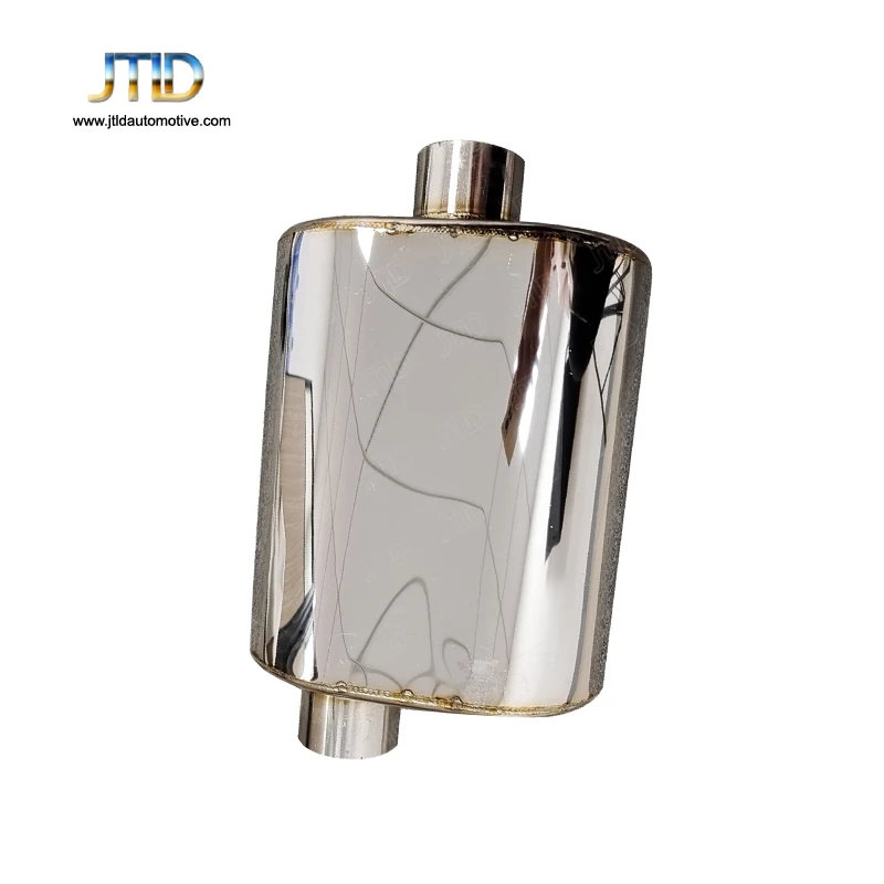 JTLD High Performance Stainless Steel Oval CAR MUFFLER Universal ...