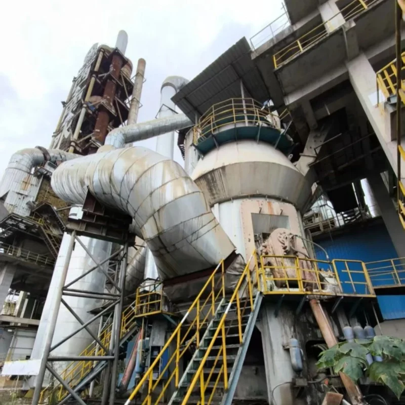Used HRM3400 Raw Mill with 4 Rollers 1800Kw Manufacturing by SINOMA for Cement Production Line
