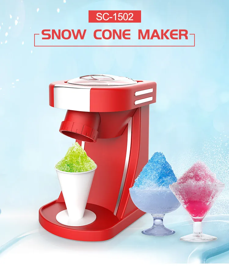 High Quality Ice Crusher Machine Mini Portable Snow Cone Maker For Home