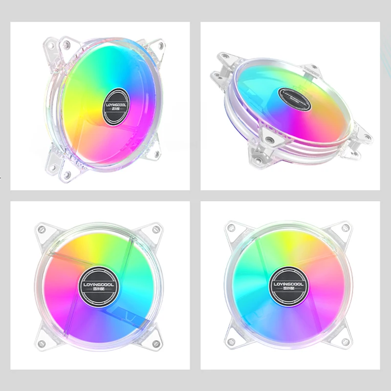 Lovingcool 120mm RGB Cooling Fan New Arrival PC Case Cooler for Computer Radiator Fans & Cooling Product