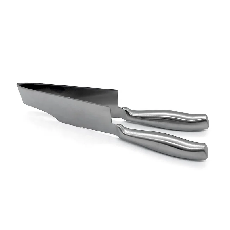 High Quality SUNWELL Eco-Friendly Silver Stainless Steel Dishwasher Safe Cake Cutter Slicer Server Lifter Tools